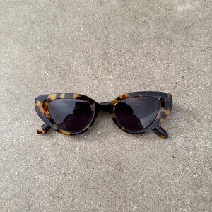 Rouje x Jimmy Fairly Tortoise Cat Eye Sunglasses